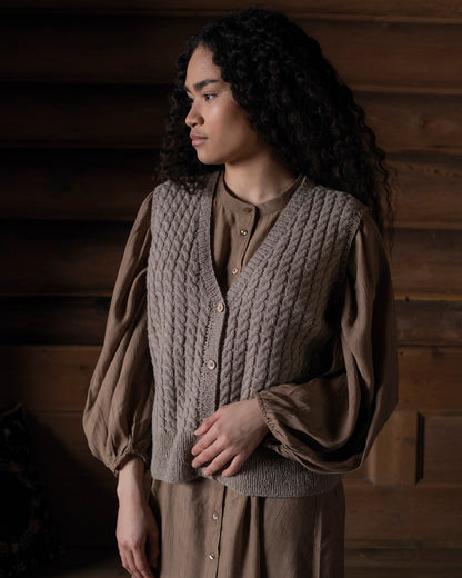 92797 Sylvi vest | Digital Oppskrift
