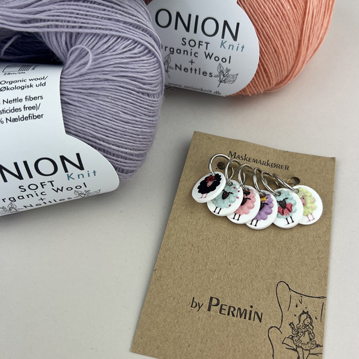 Maskemarkører m/sau - 6 stk | by Permin