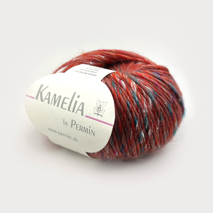 Kamelia by Permin – 67 % ull, 20 % alpakka, 5 % silke, 6 % akryl, 2 % viskose – 50 g ≈ 90 m