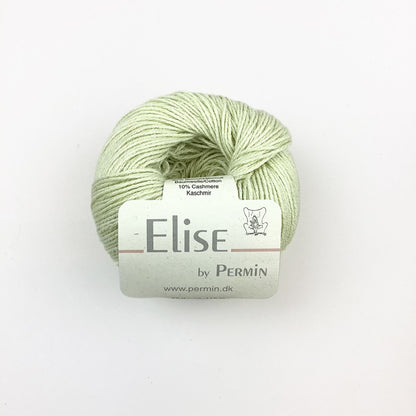 By Permin Elise – 90% Bomull / 10% Kasjmir – 25 g ≈ 115 m