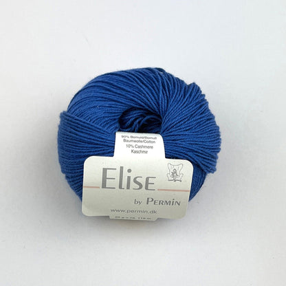 By Permin Elise – 90% Bomull / 10% Kasjmir – 25 g ≈ 115 m