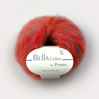 By Permin Bella Color – mohairblanding med mykt fargespill - 50 g = 145 m