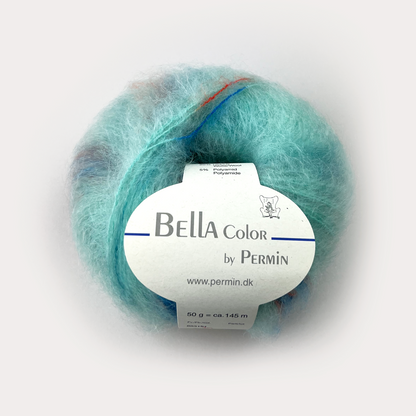 By Permin Bella Color – mohairblanding med mykt fargespill - 50 g = 145 m