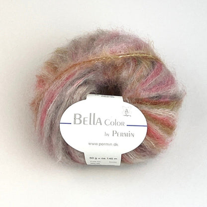 By Permin Bella Color – mohairblanding med mykt fargespill - 50 g = 145 m