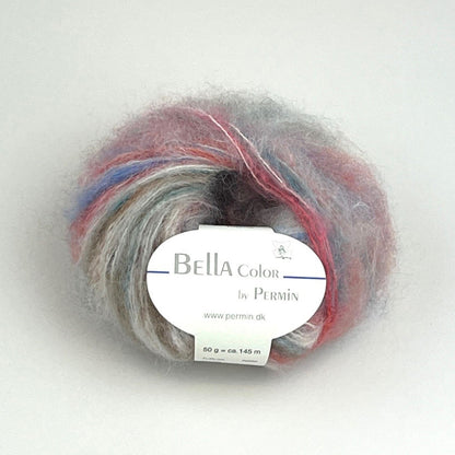 By Permin Bella Color – mohairblanding med mykt fargespill - 50 g = 145 m