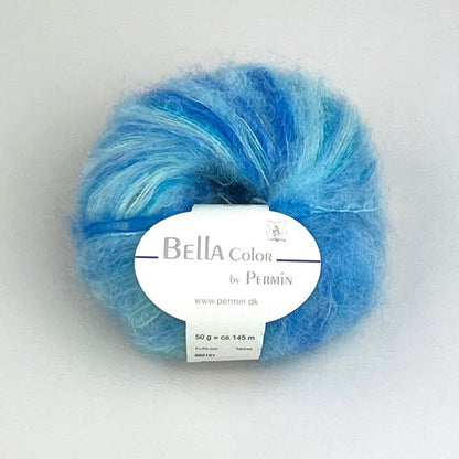 By Permin Bella Color – mohairblanding med mykt fargespill - 50 g = 145 m