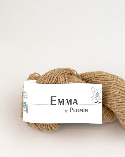 By Permin Emma – 50% Merinoull / 50% Shetlandsull – 50 g ≈ 170 m