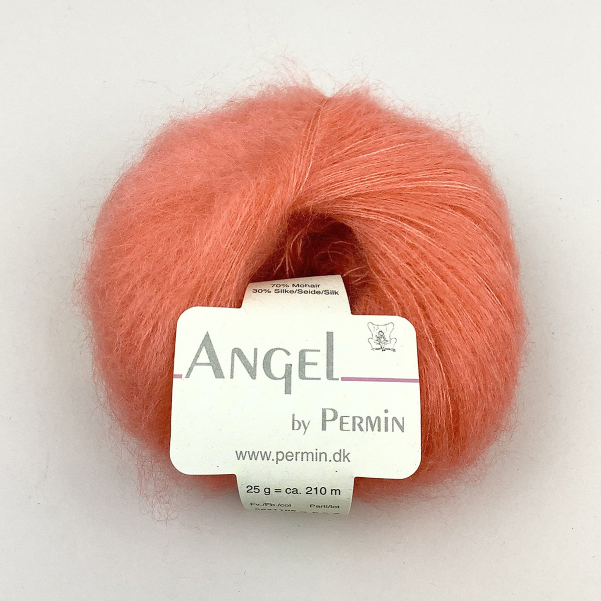 By Permin Angel – 70% Kid Mohair / 30% Silke – 25 g ≈ 210 m