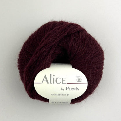 By Permin Alice – 63% Alpakka / 37% Polyamid – 50 g ≈ 150 m