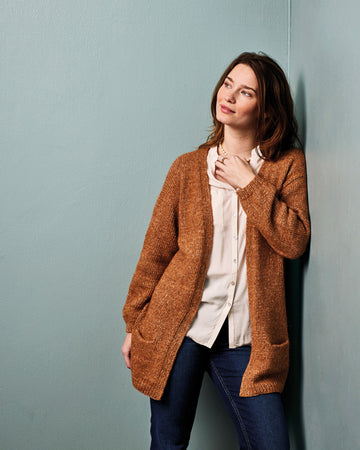 Cardigan med lommer | Permin | Strikkepakke
