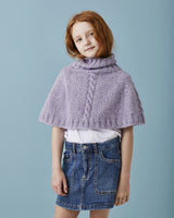 Vera poncho med fletter til barn 6-12 år | Permin | Strikkepakke
