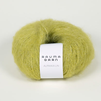 Rauma Garn Alpakka Lin – 48 % baby ­alpakka / 44 % lin / 8 % ull – 50 g/≈175 m