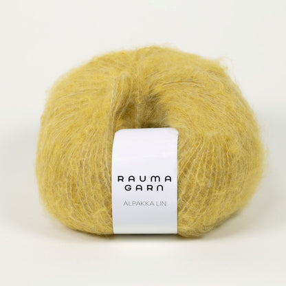 Rauma Garn Alpakka Lin – 48 % baby ­alpakka / 44 % lin / 8 % ull – 50 g/≈175 m