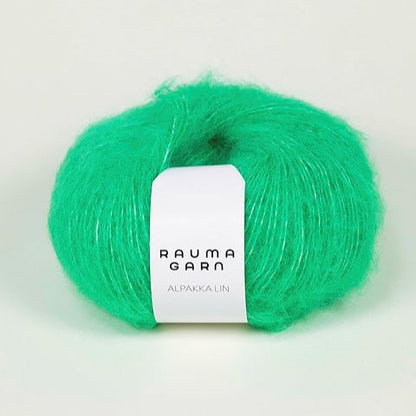 Rauma Garn Alpakka Lin – 48 % baby ­alpakka / 44 % lin / 8 % ull – 50 g/≈175 m