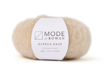 MODE at Rowan Alpaca Haze – 58 % Alpakka, 22 % Ull, 20 % Polyamid – 25 g nøste