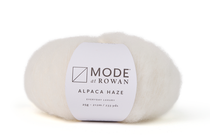 MODE at Rowan Alpaca Haze – 58 % Alpakka, 22 % Ull, 20 % Polyamid – 25 g nøste