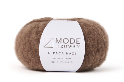 MODE at Rowan Alpaca Haze – 58 % Alpakka, 22 % Ull, 20 % Polyamid – 25 g nøste