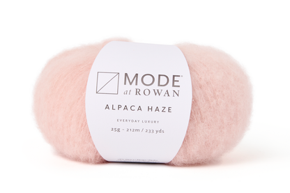 MODE at Rowan Alpaca Haze – 58 % Alpakka, 22 % Ull, 20 % Polyamid – 25 g nøste