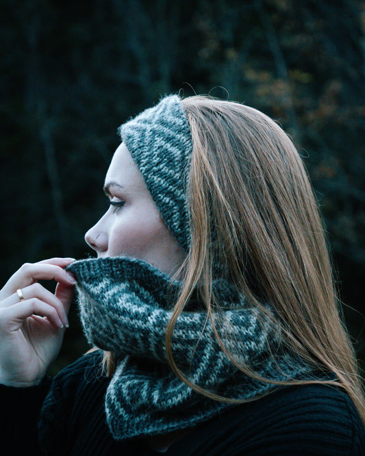 Eir hals og pannebånd | Ulltråd | Strikkepakke