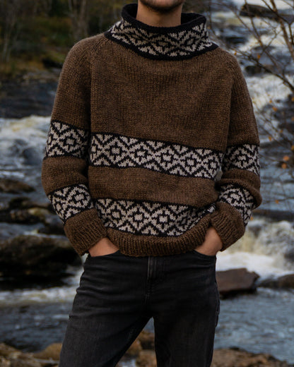 Fay - oversize unisex genser i vams | Digital Oppskrift
