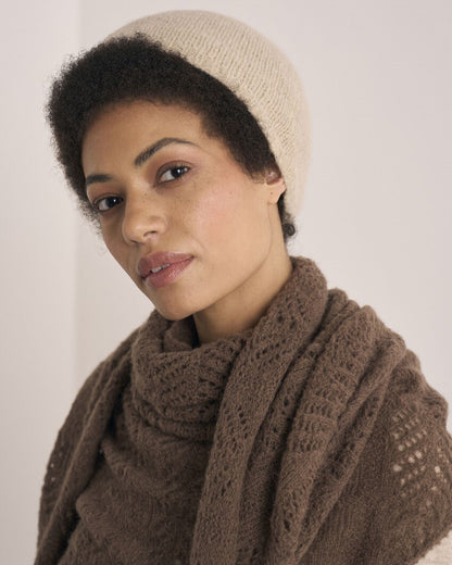 Shoal & Metton hals og lue i alpaca haze | Mode Rowan | Strikkepakke