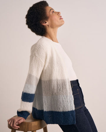Tottenhill cardigan i alpaca haze | Mode Rowan | Strikkepakke