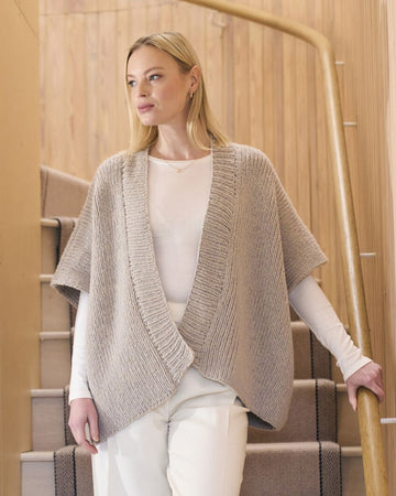 Winterton strikket cape | Mode Rowan | Strikkepakke