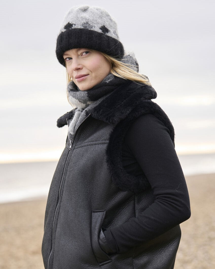 Wave Wrap & Hat | Mode Rowan | Strikkepakke