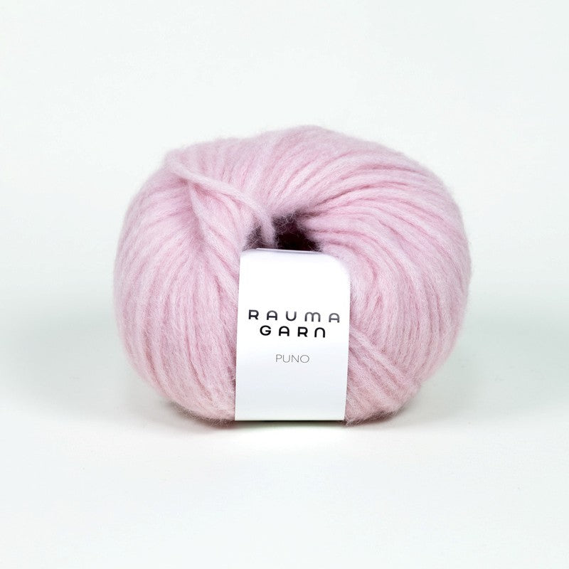 Rauma Garn Puno – 68 % babyalpakka, 10 % ekstra fin merinoull, 22 % polyamid – 50 g/≈ 110 m