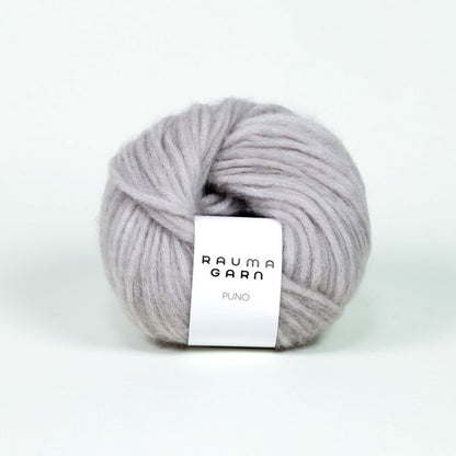 Rauma Garn Puno – 68 % babyalpakka, 10 % ekstra fin merinoull, 22 % polyamid – 50 g/≈ 110 m