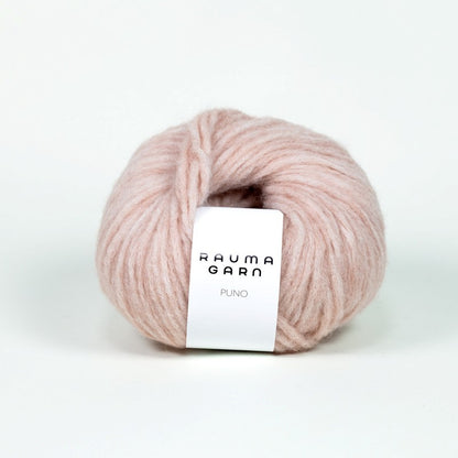 Rauma Garn Puno – 68 % babyalpakka, 10 % ekstra fin merinoull, 22 % polyamid – 50 g/≈ 110 m
