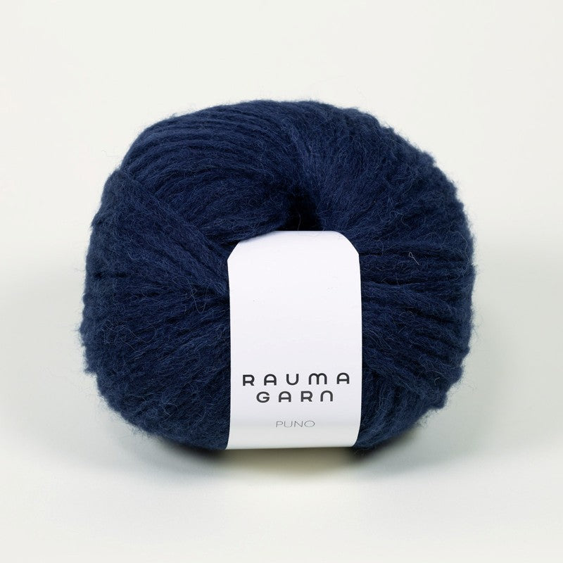 Rauma Garn Puno – 68 % babyalpakka, 10 % ekstra fin merinoull, 22 % polyamid – 50 g/≈ 110 m