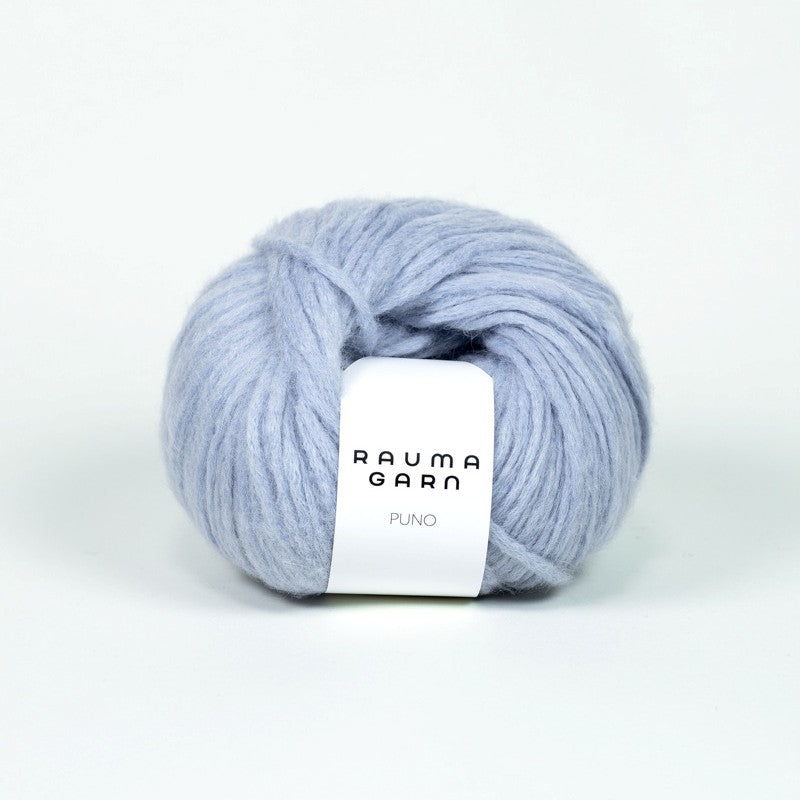 Rauma Garn Puno – 68 % babyalpakka, 10 % ekstra fin merinoull, 22 % polyamid – 50 g/≈ 110 m