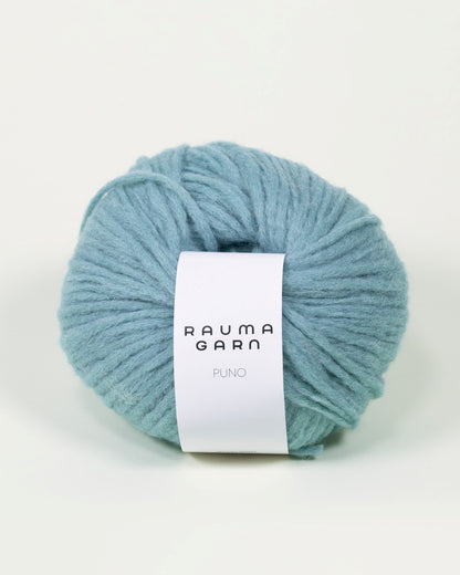 Rauma Garn Puno – 68 % babyalpakka, 10 % ekstra fin merinoull, 22 % polyamid – 50 g/≈ 110 m