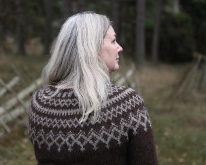 Sjön jakke i lettlopi | Järbo | Strikkepakke