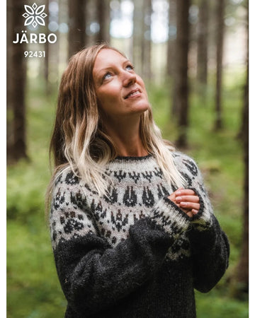 Slóðir genser i lettlopi | Järbo | Strikkepakke