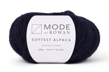 MODE at Rowan Softest Alpaca – 70 % alpakka, 7 % ull, 23% polyamid - 50 g nøste