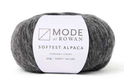 MODE at Rowan Softest Alpaca – 70 % alpakka, 7 % ull, 23% polyamid - 50 g nøste