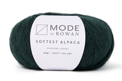 MODE at Rowan Softest Alpaca – 70 % alpakka, 7 % ull, 23% polyamid - 50 g nøste