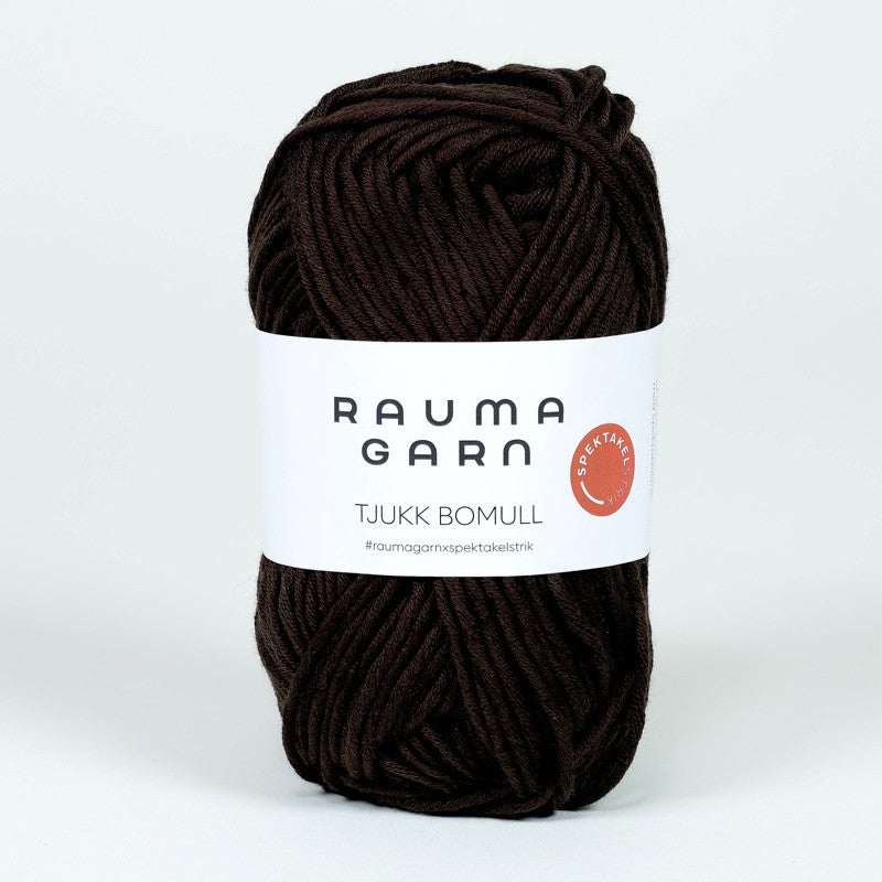 Rauma Garn Tjukk Bomull - 100% Pima Bomull - 50 g = 75 m