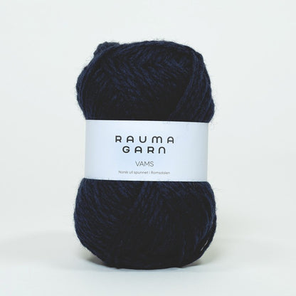 Rauma Garn Vams – 100 % norsk ull – 50 g ≈ 83 m