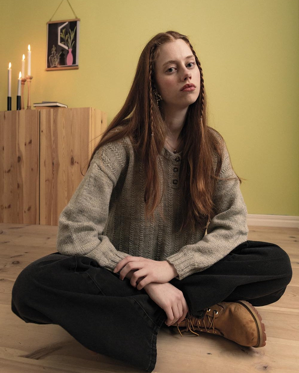 Silver Birch sweater | Svarta Fåret | Strikkepakke