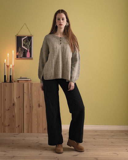 Silver Birch sweater | Svarta Fåret | Strikkepakke
