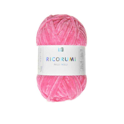 Rico Design Ricorumi Nilli Nilli – supermyk heklagarn i chenille 100 % polyester – 25 g nøste