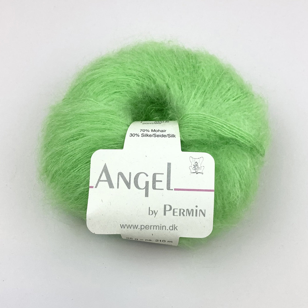 By Permin Angel – 70% Kid Mohair / 30% Silke – 25 g ≈ 210 m