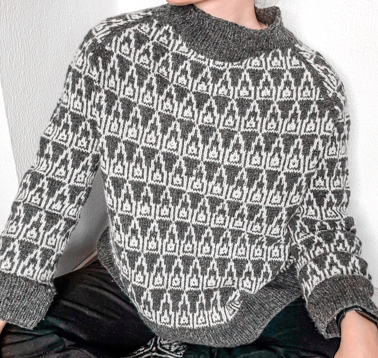 Lykt - damegenser med raglanfellinger | Ulltråd | Strikkepakke