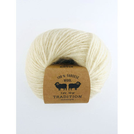Navia Tradition - 100% Færøysk ull - 50g nøste