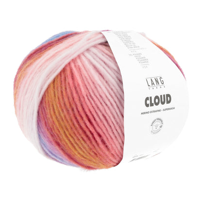 Lang Yarns Cloud – 90 % ull / 10 % nylon – 100 g/≈260 m - utgående garn