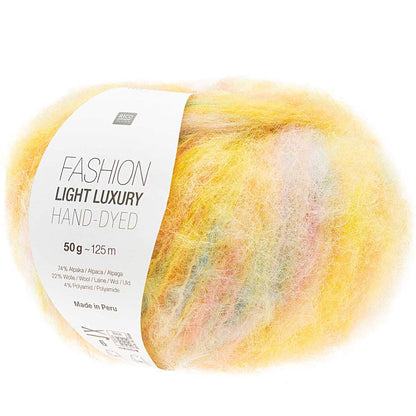 Rico Design Fashion Light Luxury Hand Dyed –  74% alpakka, 22% ull, 2% polyamid – 50 g ≈ 140 m