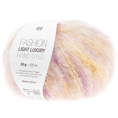 Rico Design Fashion Light Luxury Hand Dyed –  74% alpakka, 22% ull, 2% polyamid – 50 g ≈ 140 m